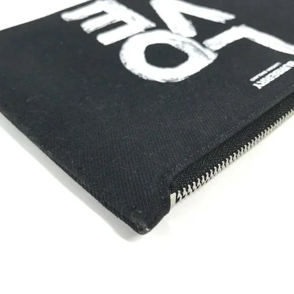 BURBERRY 8037549 Logo LOVE Makeup pouch coin purse Clutch bag Pouch Unused - Picture 8 of 14